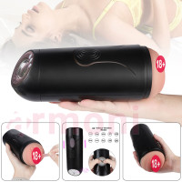 Fanny Squeeze Sesli, Titreşimli, İtmeli Emişli ve Realistik Mastürbatör Kupası USB Şarjlı