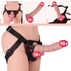 Kemer Askılı Belden Bağlamalı Penis Apollo 17,5cmX4,8cm