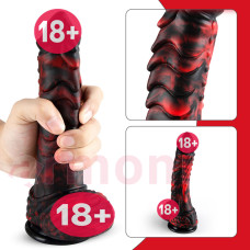 Monster Canavar Penisi - Büyük Boy, Özel Kabartmalı ve Tırtıklı Penis 18cmX4,7cm