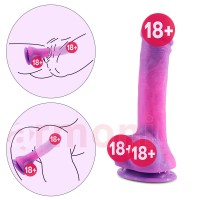 Abel Renkli Mantar Başlı Realistik Penis 15,5cmX4,3cm